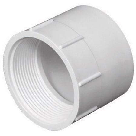 Charlotte Pipe And Foundry Charlotte Pipe Schedule 40 6 in. Hub X 6 in. D FPT PVC Adapter 1 pk PVC00101 1600